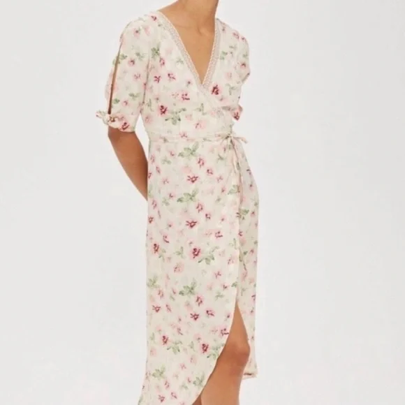 freya midi dress Baltic Born Womens Freya Tiered Midi Dress | White + Blue